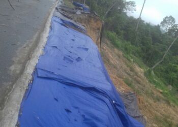 Bertahun-tahun, Jalan Longsor di KM 40 Kukar Tidak Diperbaiki