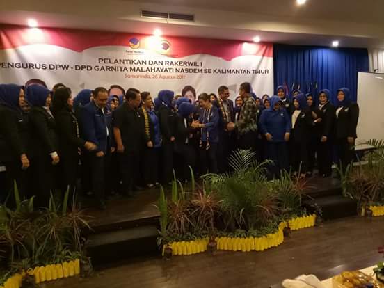 Garnita Malahayati DPW NasDem Kaltim Resmi Dibentuk