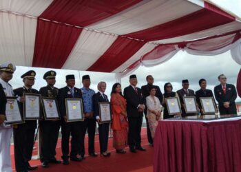 Upacara Kemerdekaan RI di Pulau sebatik Masuk Rekor Muri