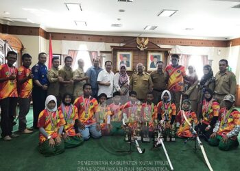 Bertemu Atlet panahan, Bupati Ismunandar Beri Semangat