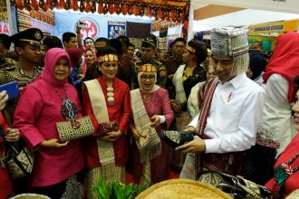 Presiden Apresiasi Produk Pengrajin Kaltara