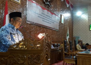 Bupati Sampaikan Pidato Pada Sidang Paripurna Istimewa Dalam Rangka HUT Kutai Timur Ke-18