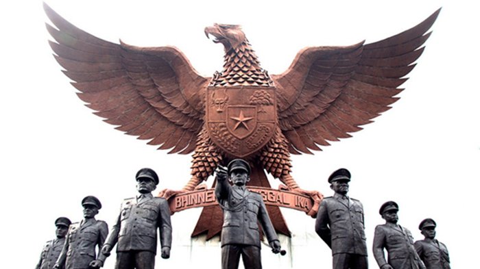 Upacara Peringatan Hari Kesaktian Pancasila Berlangsung di Gedung Serba Guna Bukit Pelangi