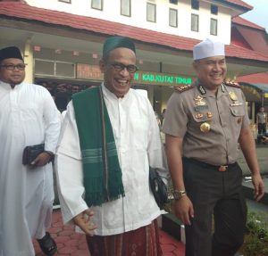 Wabub Kasmidi Ikuti Tablig Akbar Polres Kutim