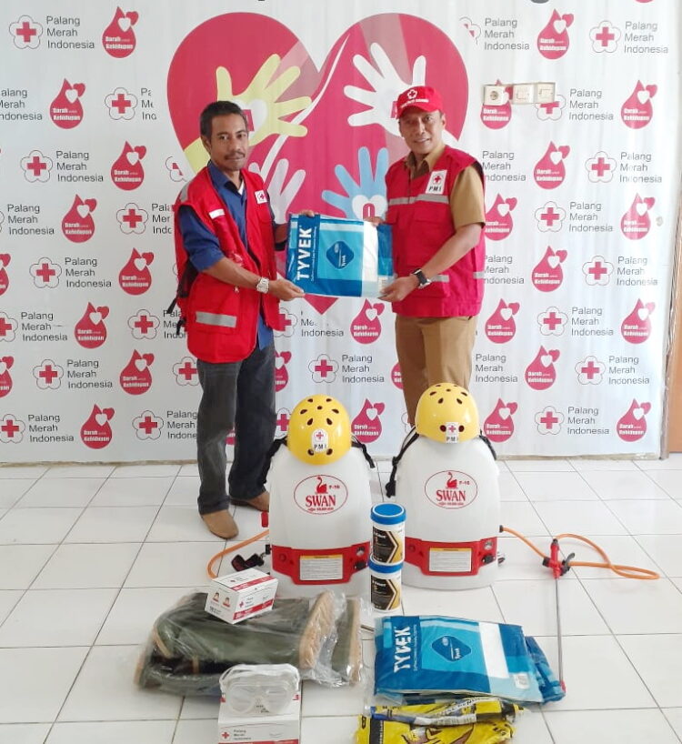 PMI Kaltara Berikan Dukungan Peralatan Penanganan Covid-19