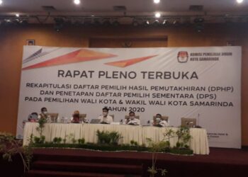 KPU Samarinda Rapat Pleno Terbuka, Bahas DPHP dan DPS