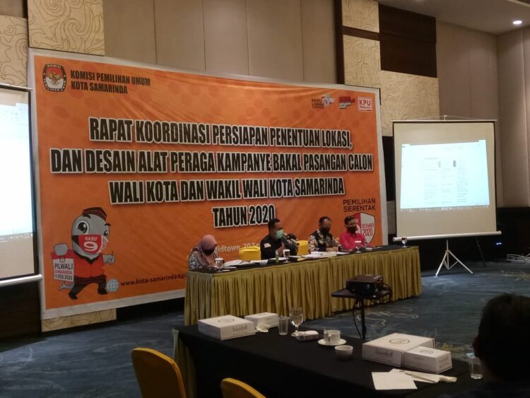 KPU Gelar Rakor, Bahas Zona Penempatan APK Bapaslon