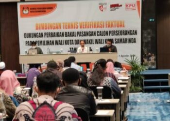 Bimtek Pembekalan Verfak se-Samarinda Diikuti 163 PPK PPS  Samarinda, Info Benua