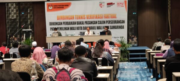 Bimtek Pembekalan Verfak se-Samarinda Diikuti 163 PPK PPS Samarinda, Info Benua