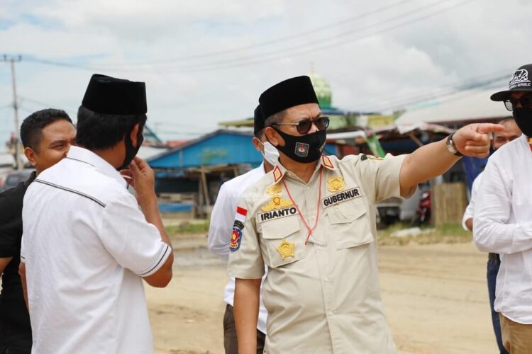Gubernur Tinjau Progres Pelebaran Jalan Bhayangkara Tarakan