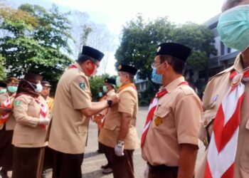 Sugeng Chairuddin Pimpin Upacara HUT Pramuka Ke–59