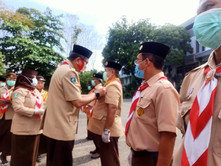 Sugeng Chairuddin Pimpin Upacara HUT Pramuka Ke–59