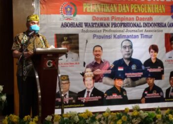 Resmi, AWPI Kaltim Terbentuk, Isran Noor: “Wartawan Profesional Harus Pandai Menulis Berita”