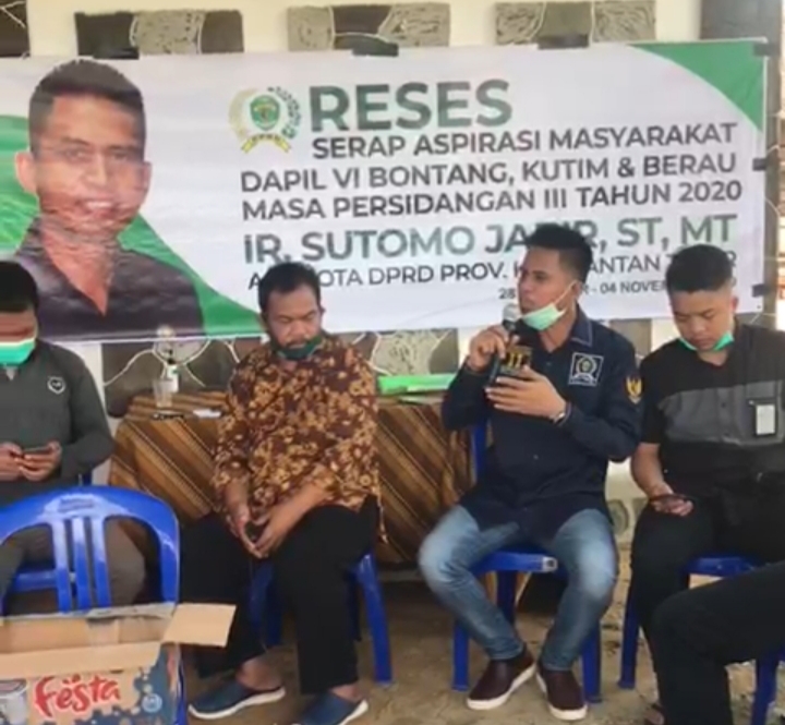 Jaring Aspirasi di Dua Kabupaten, Legislator DPRD Kaltim Fokus Pembangunan Jalan dan Jaringan Telpon