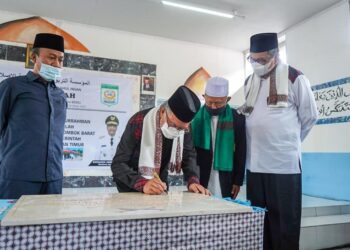 Jaang Resmikan Masjid Baiturrahman di Lombok, Sumbangan Warga Samarinda Waktu Gempa 2018