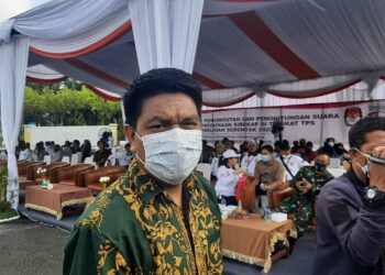 Serentak, KPU Samarinda Gelar Simulasi Pemungutan dan Penghitungan Suara di Gor Segiri