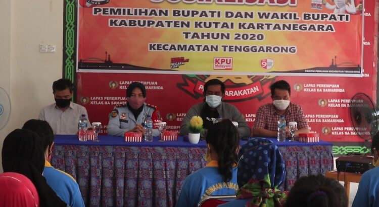 Upaya Tingkatkan Partisipasi Pemilih, PPK Kukar Sosialisasikan Pilbup ke Lapas Perempuan