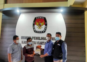 Paslon Edi-Rendi Laporkan LPSDK ke KPU Kukar Rp1,4 Miliar 