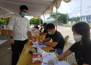 KPU Kukar Gelar Simulasi Pemungutan Suara Dengan Protokol Covid-19