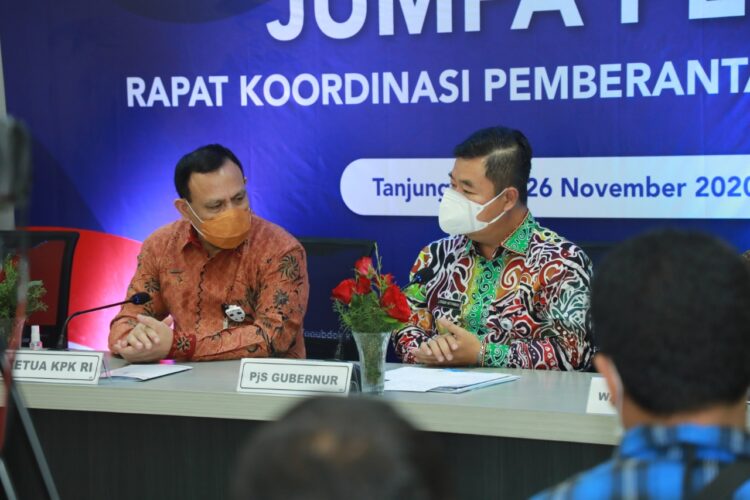 Ketua KPK Puji Prestasi Capaian Kaltara, Rangking 10 Capaian Pencegahan Korupsi Terintegrasi di Pemerintah Daerah