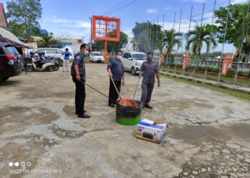 KPU Kukar Musnahkan Surat Suara Rusak