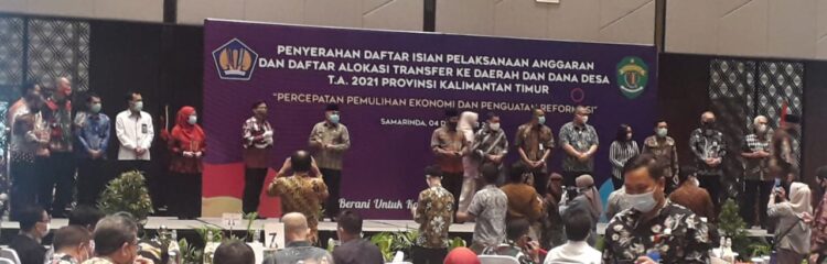 Percepatan Pemulihan dan Transformasi Ekonomi DIPA dan TKDD 2021 Diserahkan pada Satker K/L dan Pemerintah Daerah