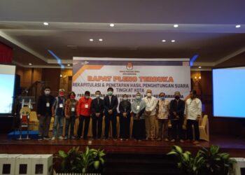 Ungguli Paslon Lainnya, Andi Harun-Rusmadi Ditetapkan Sebagai Walikota dan Wakil Walikota Terpilih