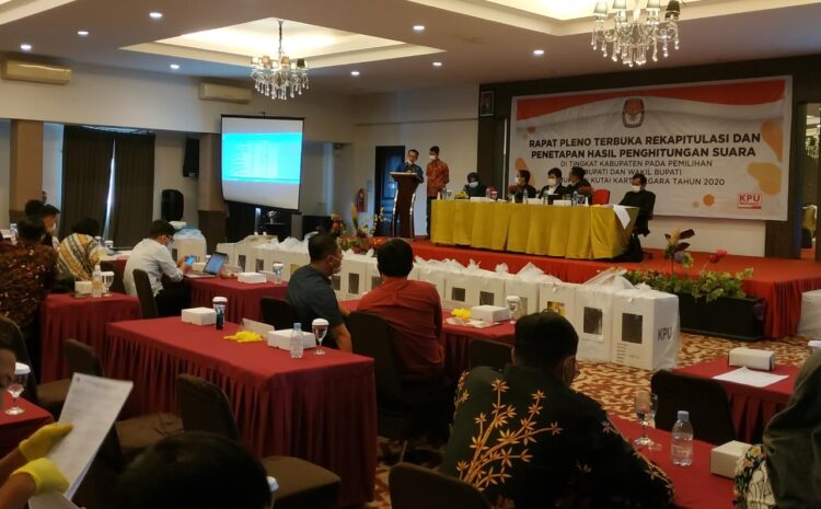Dua Kecamatan Tertunda Penetapan Hasil Rekapitulasi dan Penghitungan Suara Pilkada Kukar
