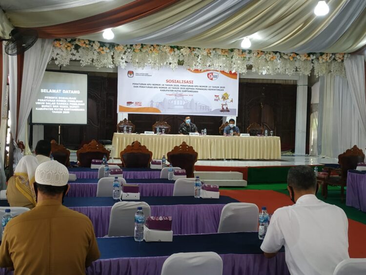 KPU Kukar Sosialisasikan PKPU 18 dan 19 Tahun 2020