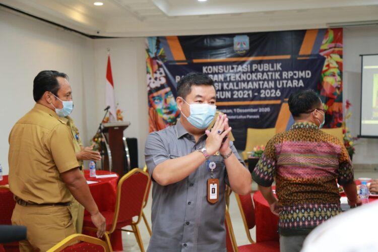 Teguh : Kedepankan Kebersamaan, Diskusikan Perbedaan, Pjs Gubernur Buka Forum Konsultasi Publik Rantek RPJMD Provinsi Kaltara 2021-2026