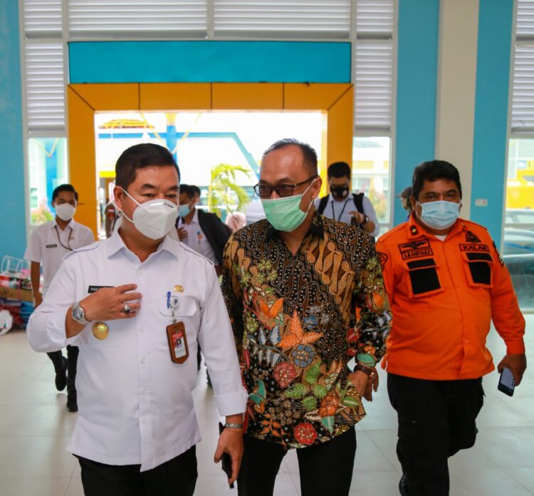 Teguh Sambut Dirjen Dukcapil di Tarakan