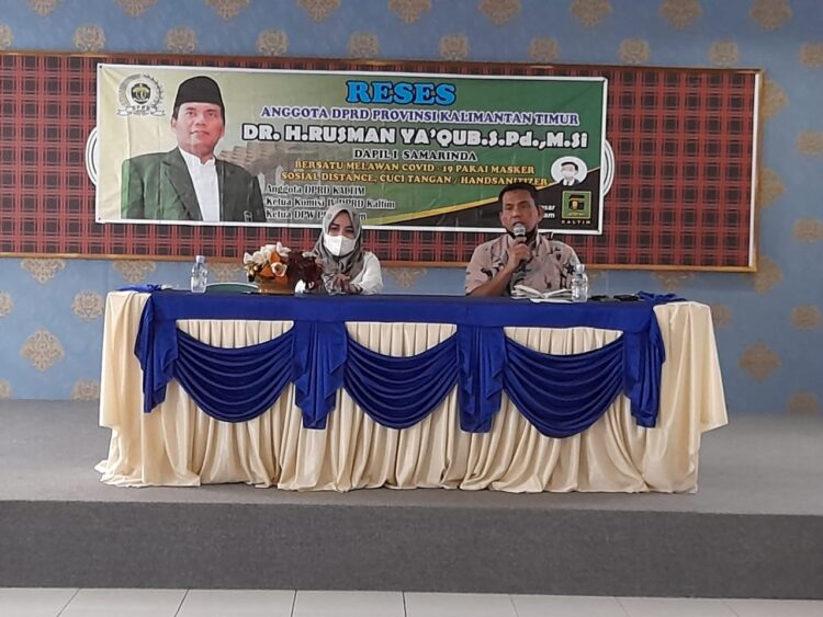 Reses di Samarinda Ilir, Rusman Terima Keluhan Soal Zonasi Sekolah