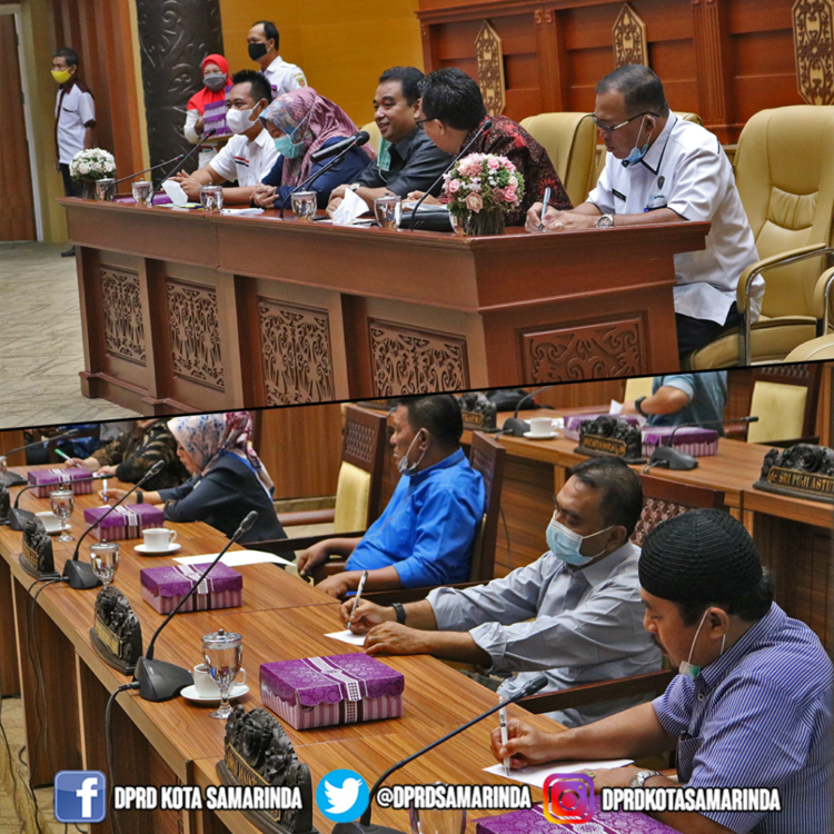Menerima Kunker DPRD Kota Palu