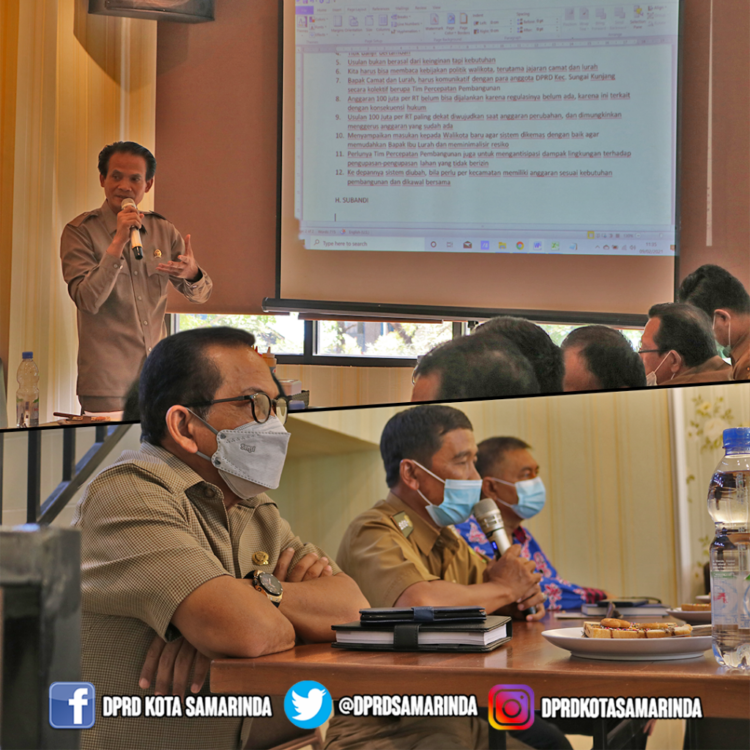 Pra Musrenbang Kecamatan Sungai Kunjang 2021