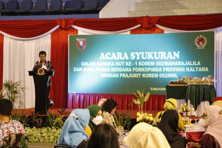 Untuk Sinergitas, Pemprov Siap Dukung Kegiatan Korem 092