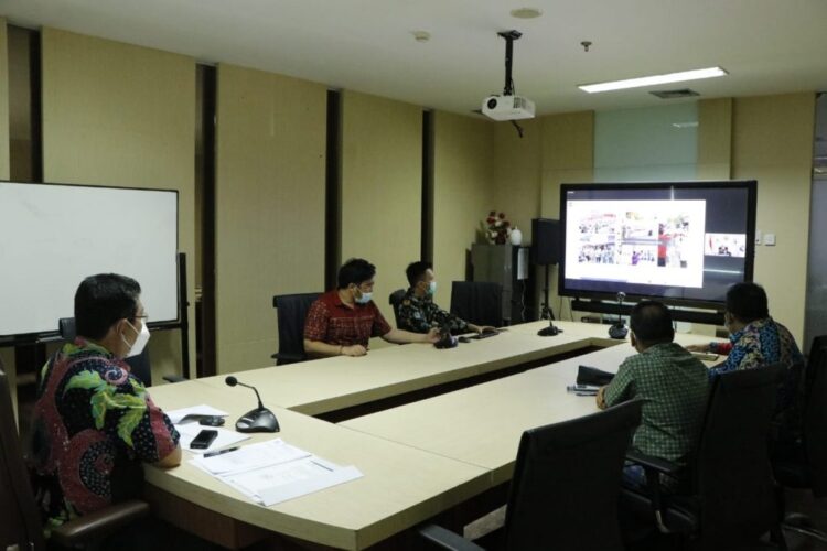 Kepada Menko Perekonomian, Wagub Yansen Laporkan Kunci Keberhasilan Kaltara Tekan Penularan Covid-19