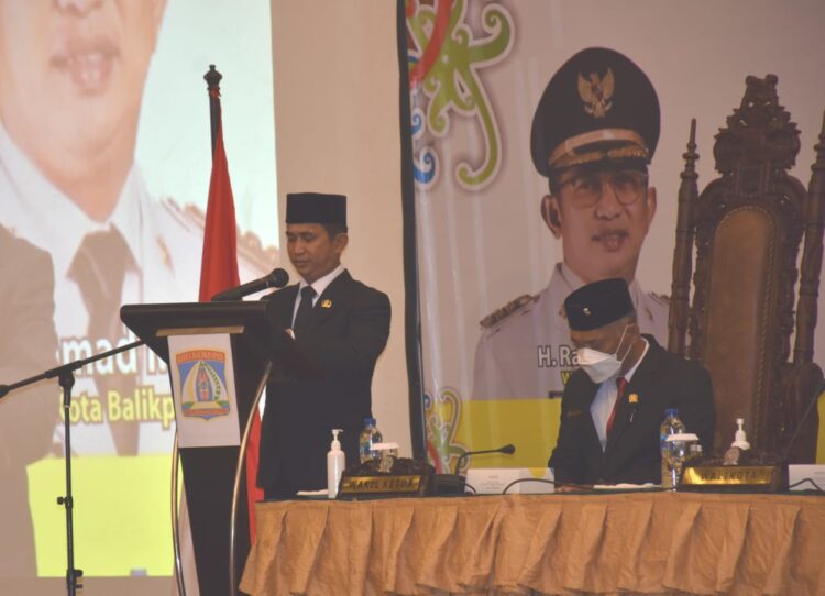 Rahmad masud sampaikan Program Prioritas di Rapat Paripurna DPRD Balikpapan