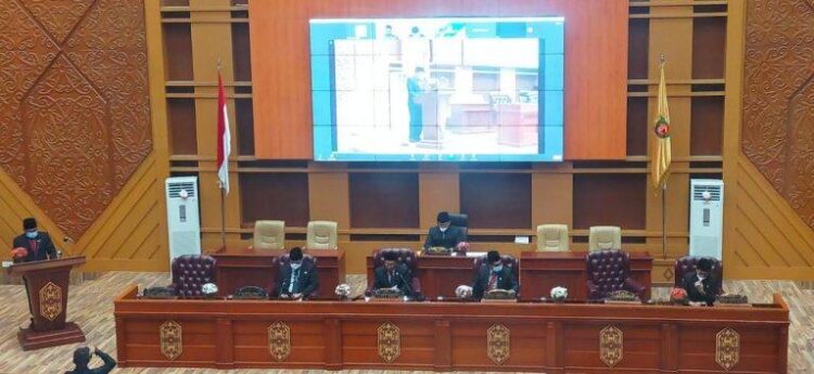 DPRD Samarinda Rapat Paripurna, Paparkan Rekomendasi LHK BPK RI