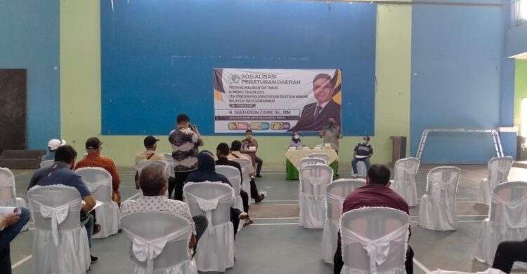 Gelar Sosperda, Saefuddin Sampaikan Bantuan Hukum Untuk Masyarakat Loa Bakung