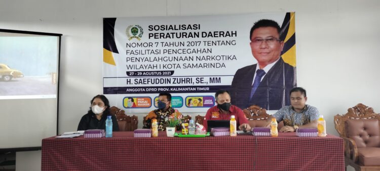 Perduli Generasi Muda,Saefuddin Zuhri Gelar Sosialisasi Peraturan Daerah Tentang Pencegahan Penyalahan Narkoba Kepada Millenials 
