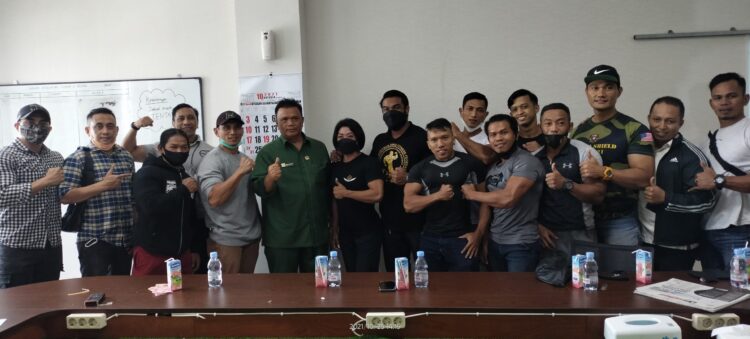 Lakukan Silaturrahmi, Sofyan Support Atlit Binaraga Menuju PORPROV Kaltim.