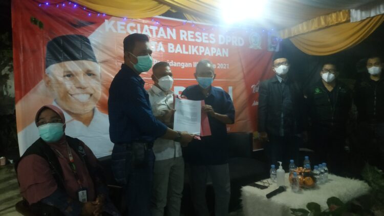 Persoalan Banjir menjadi yang Prioritas untuk di selesaikan Di Reses Subari di Manggar Sari
