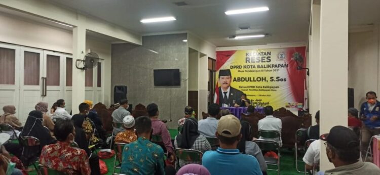 Ketua DPRD Kota Balikpapan Gelar Reses Masa Sidang III tahun 2021