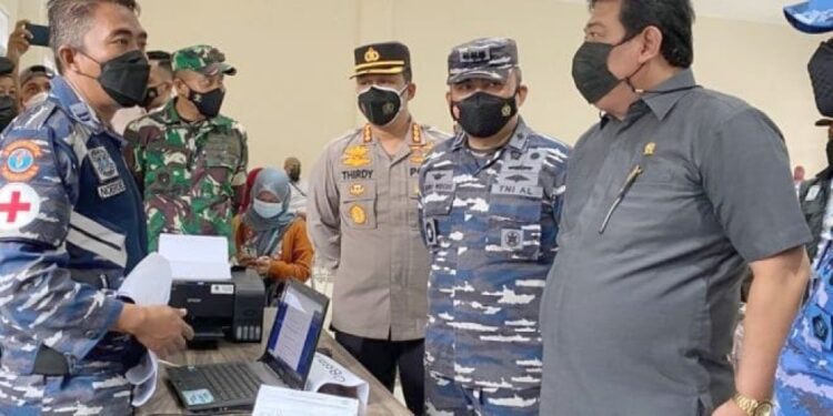 Ketua DPRD  Apresiasi Kegiatan Vaksinasi yang di gelar Lanal Balikpapan
