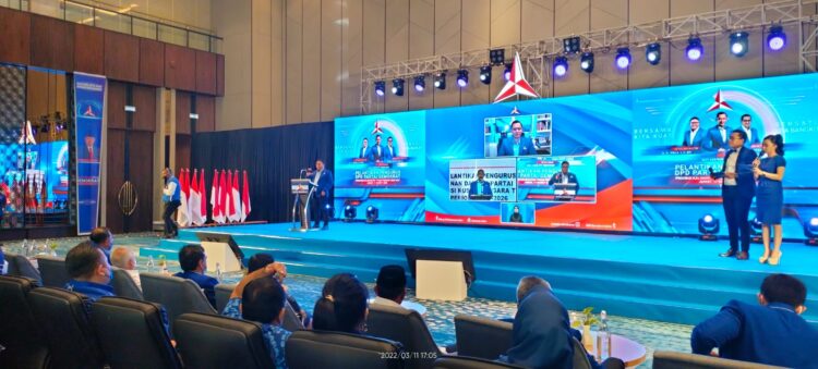 Resmi Pimpin DPD Demokrat Kaltim, Pidato Perdana Irwan Menggebu-gebu: Demokrat Menang, AHY Presiden 2024