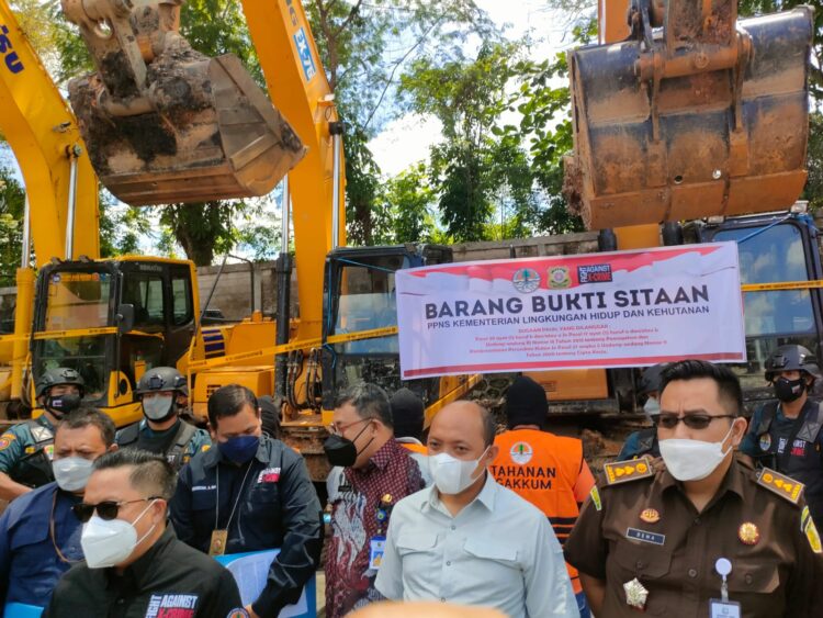 Tindak Tegas Penambang Ilegal, GAKKUM KLHK Berhasil Ringkus Pelaku Penambangan di Hutan Tahura Bukit Soeharto.